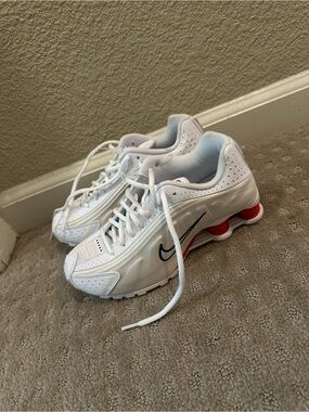 Nike  White Shox Athletic Sneakers